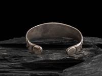 Navajo Ingot and Turquoise Cuff Bracelet