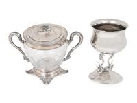 Two Silver Plate Table Articles — 19TH CENTURY