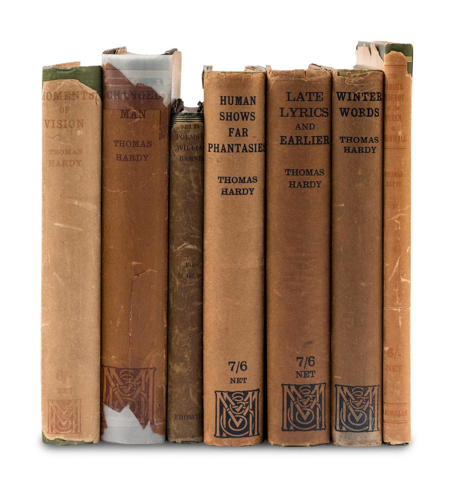 HARDY, Thomas (1840-1928). A group of 21 works, MANY FIRST EDITIONS, in early dust jackets, comprising: