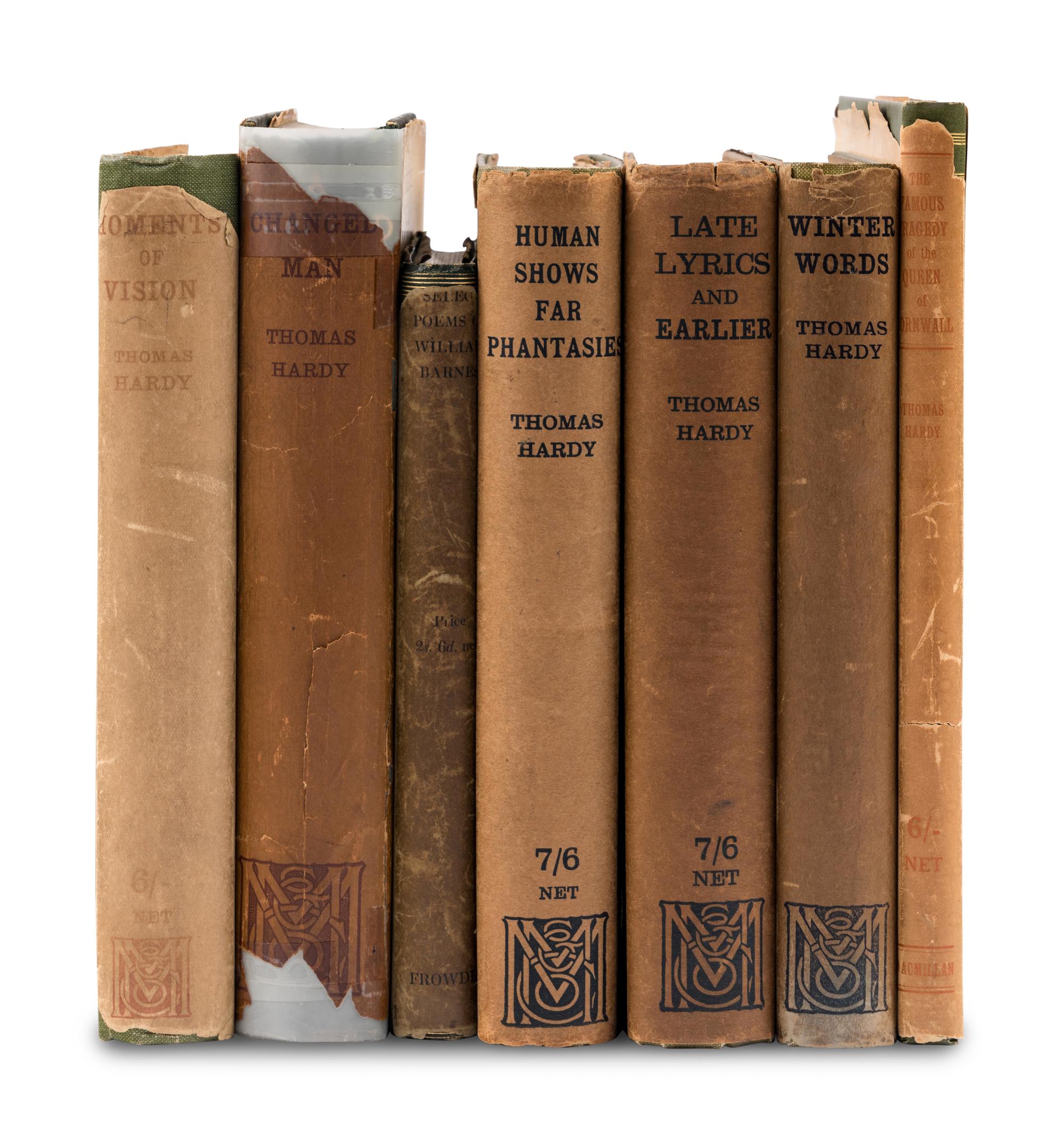 HARDY, Thomas (1840-1928). A group of 21 works, MANY FIRST EDITIONS, in early dust jackets, comprising: