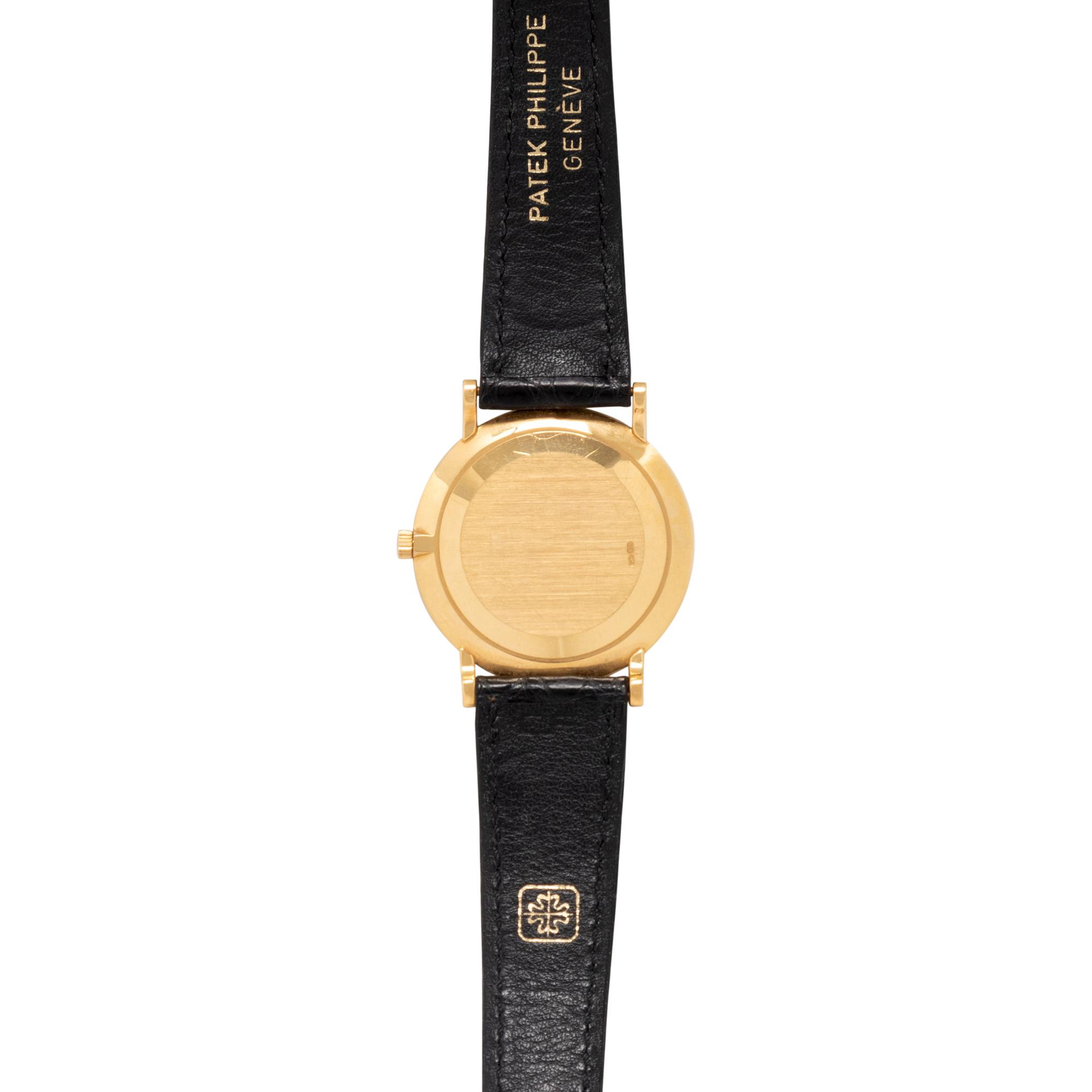 PATEK PHILIPPE, REF. 3919 18K YELLOW GOLD 'CALATRAVA' WATCH