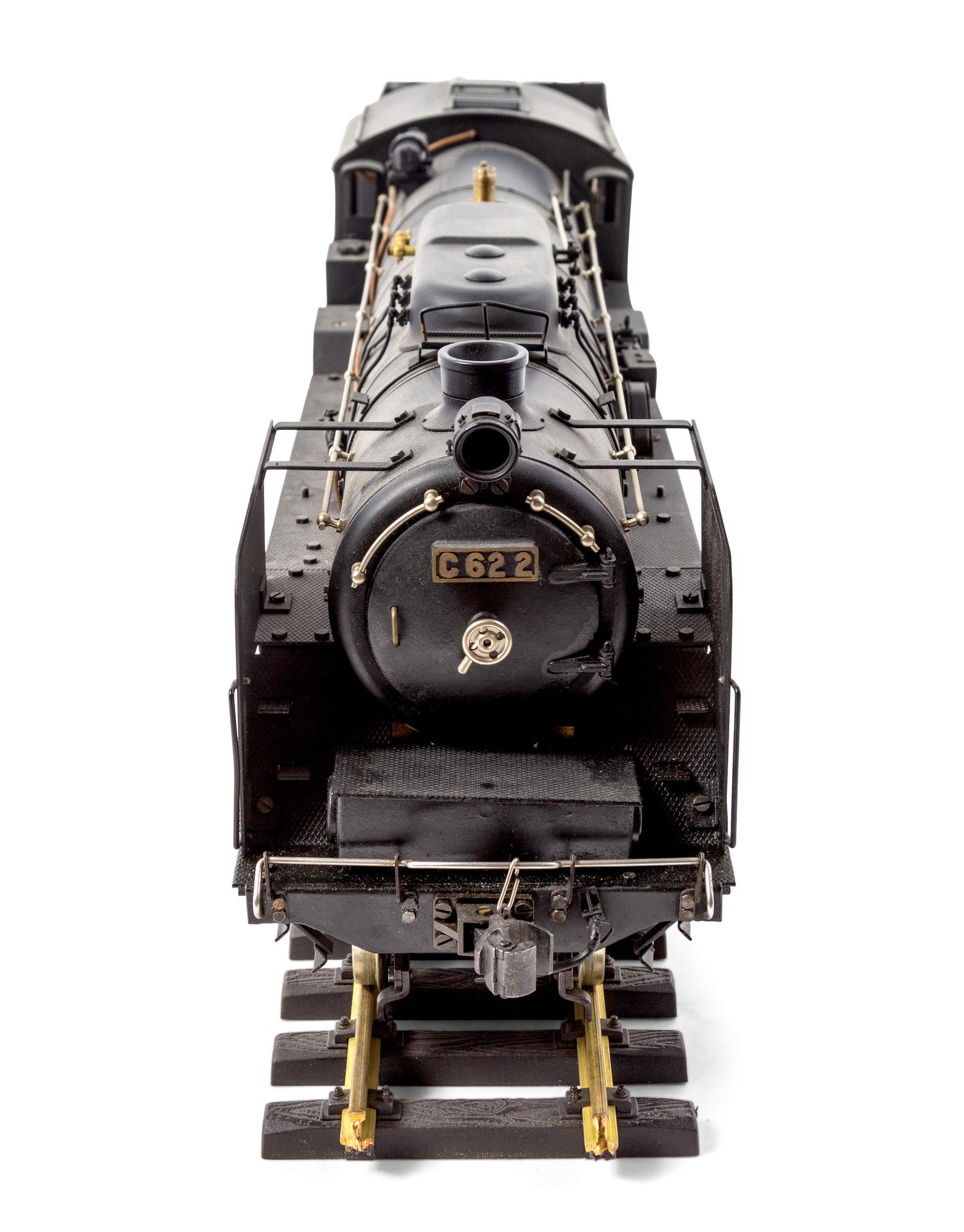 An Aster Polychrome 1-Gauge JNR: C-63 4-6-4 Locomotive and Tender