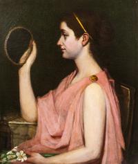 Martha Hale, (American, 1892-1984), Portrait of a Classical Maiden