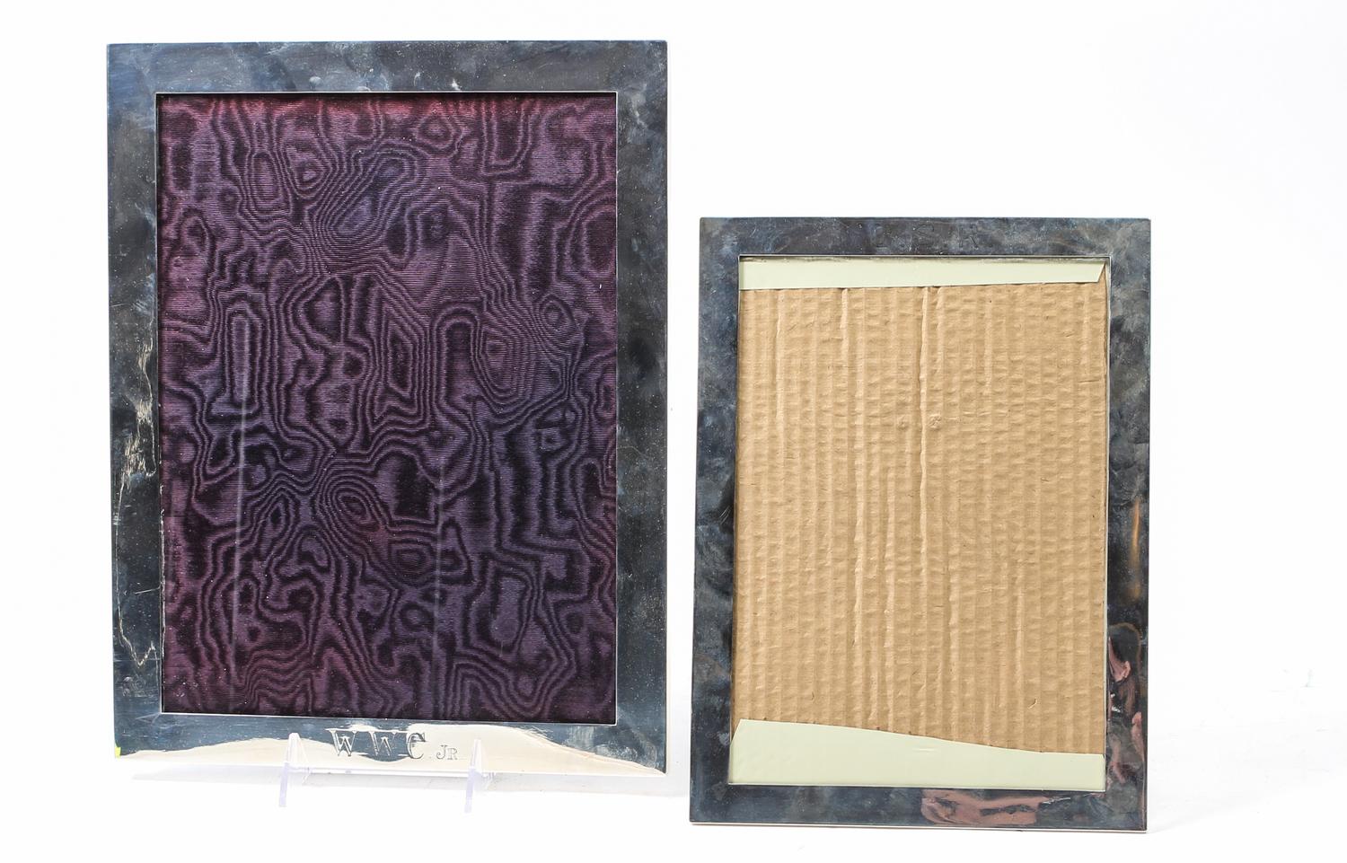 Two American Silver Picture Frames