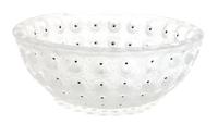 A Molded and Frosted Glass Bowl, Diameter 10 inches. — LALIQUE
