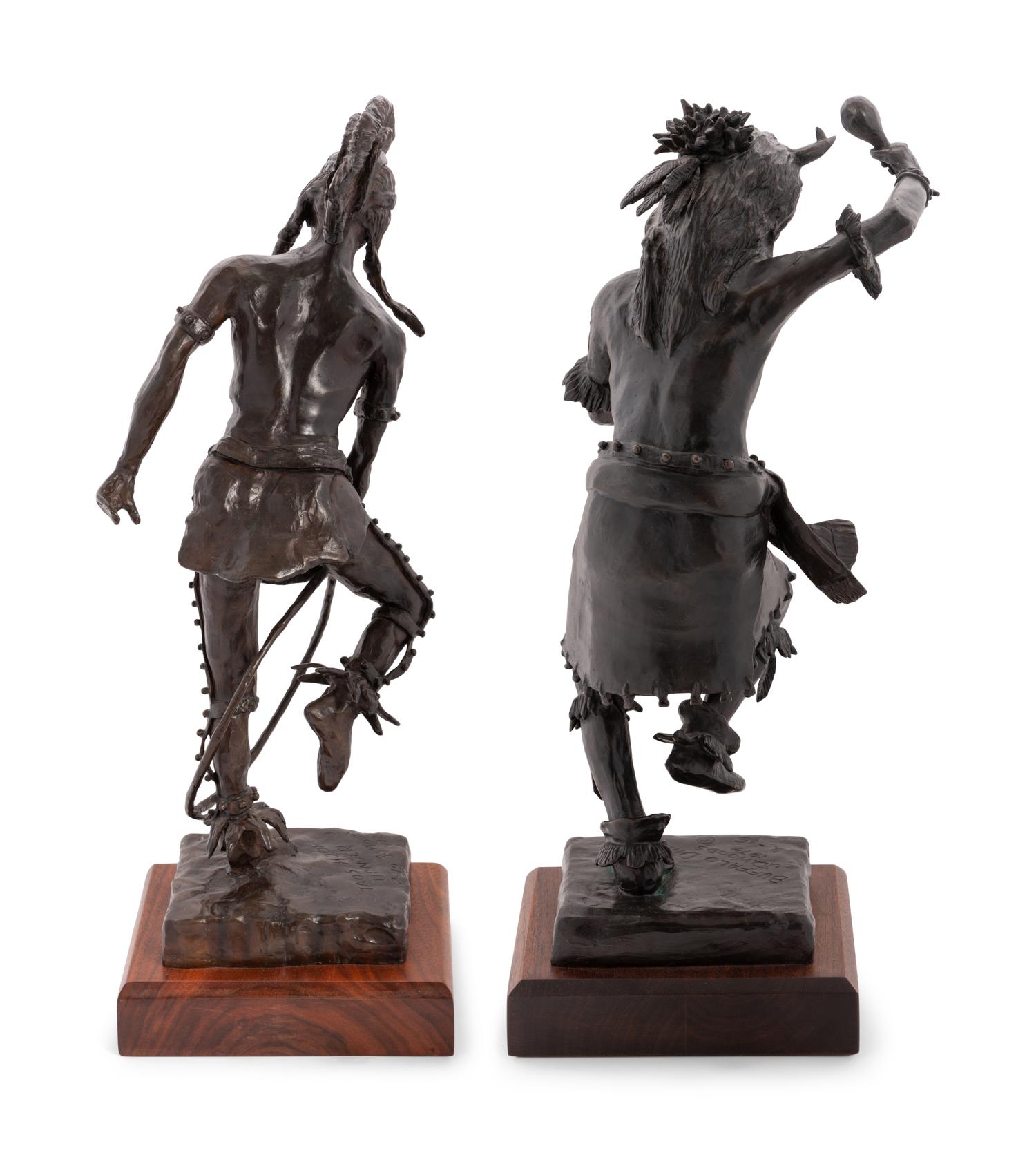 Two Works: Taos Hoop Dancer , edition 2/12, 1972 and Buffalo Dancer , edition 2/15, 1974