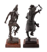 Two Works: Taos Hoop Dancer , edition 2/12, 1972 and Buffalo Dancer , edition 2/15, 1974