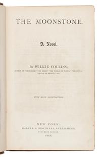 COLLINS, Wilkie (1824-1889). The Moonstone. New York: Harper & Brothers, 1868.