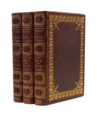 (CHICAGO) ANDREAS, A.T. History of Chicago. From the Earliest Period to the Present Time. Chicago, 1884-86. 3 vols. First ed.