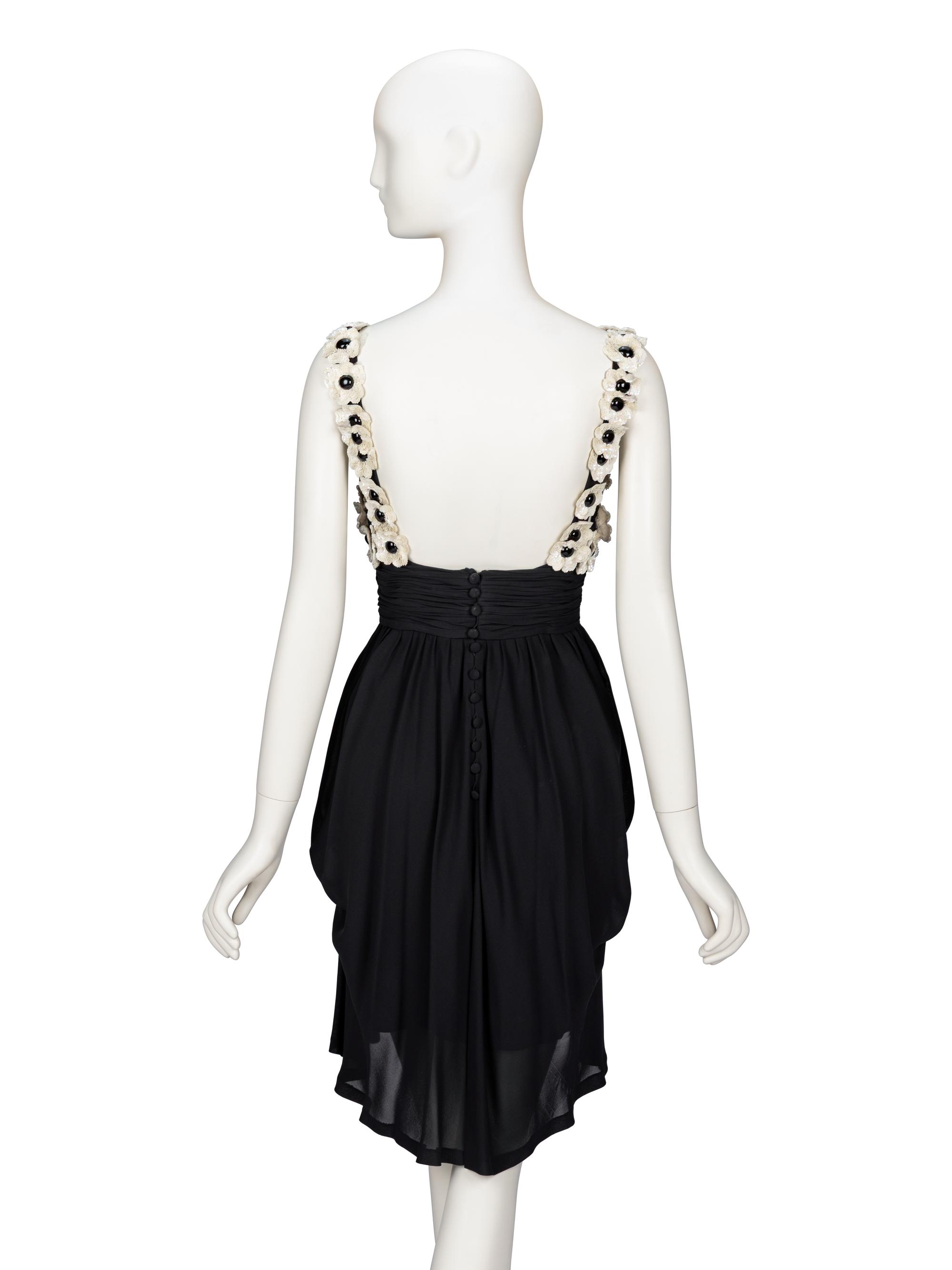 Chanel, Lesage-Sequined Floral Cocktail Dress