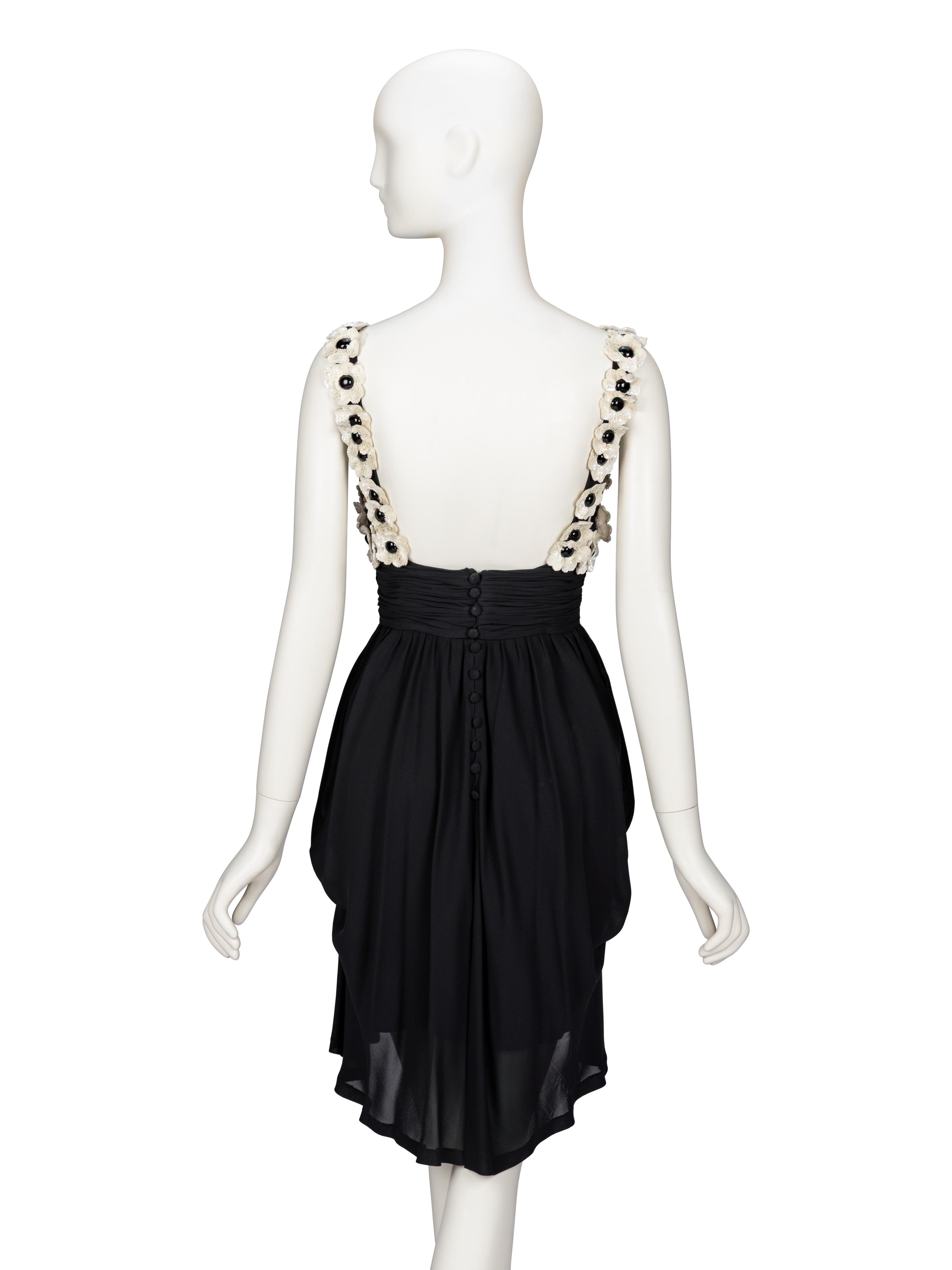 Chanel, Lesage-Sequined Floral Cocktail Dress