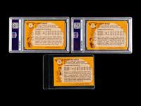 A Group of Two 1981 Topps Basketball Cards (Including Two Larry Bird PSA Graded (PSA 6 and PSA 2) and One Kevin McHale Rookie Basketball Cards,
