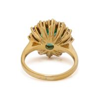 EMERALD AND DIAMOND RING
