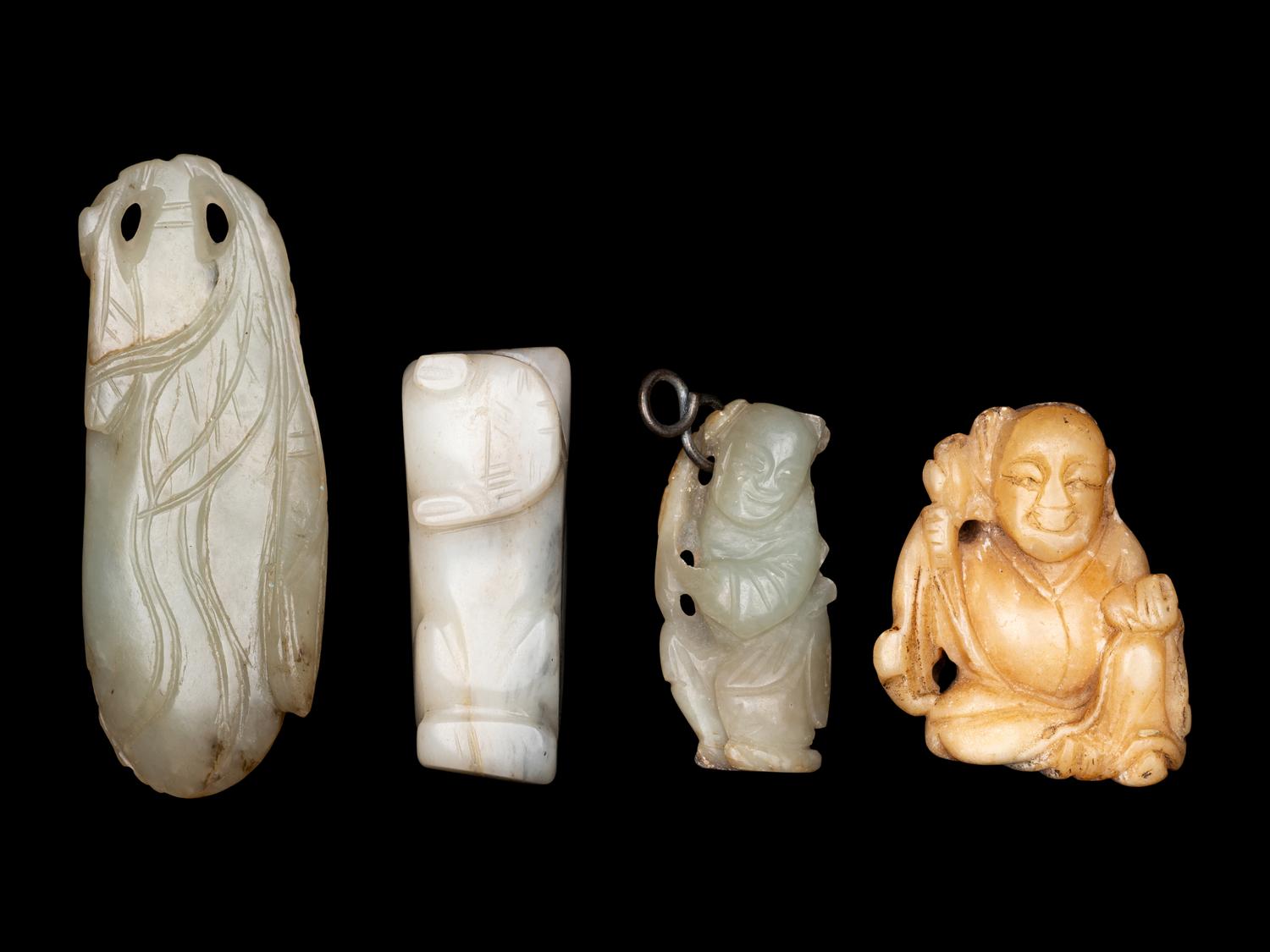 Four Small Chinese Carvings