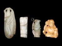 Four Small Chinese Carvings