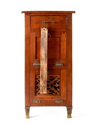 An Oak Shaving Stand and Emil J. Paidar Company Counter-Top Apothecary Cabinet