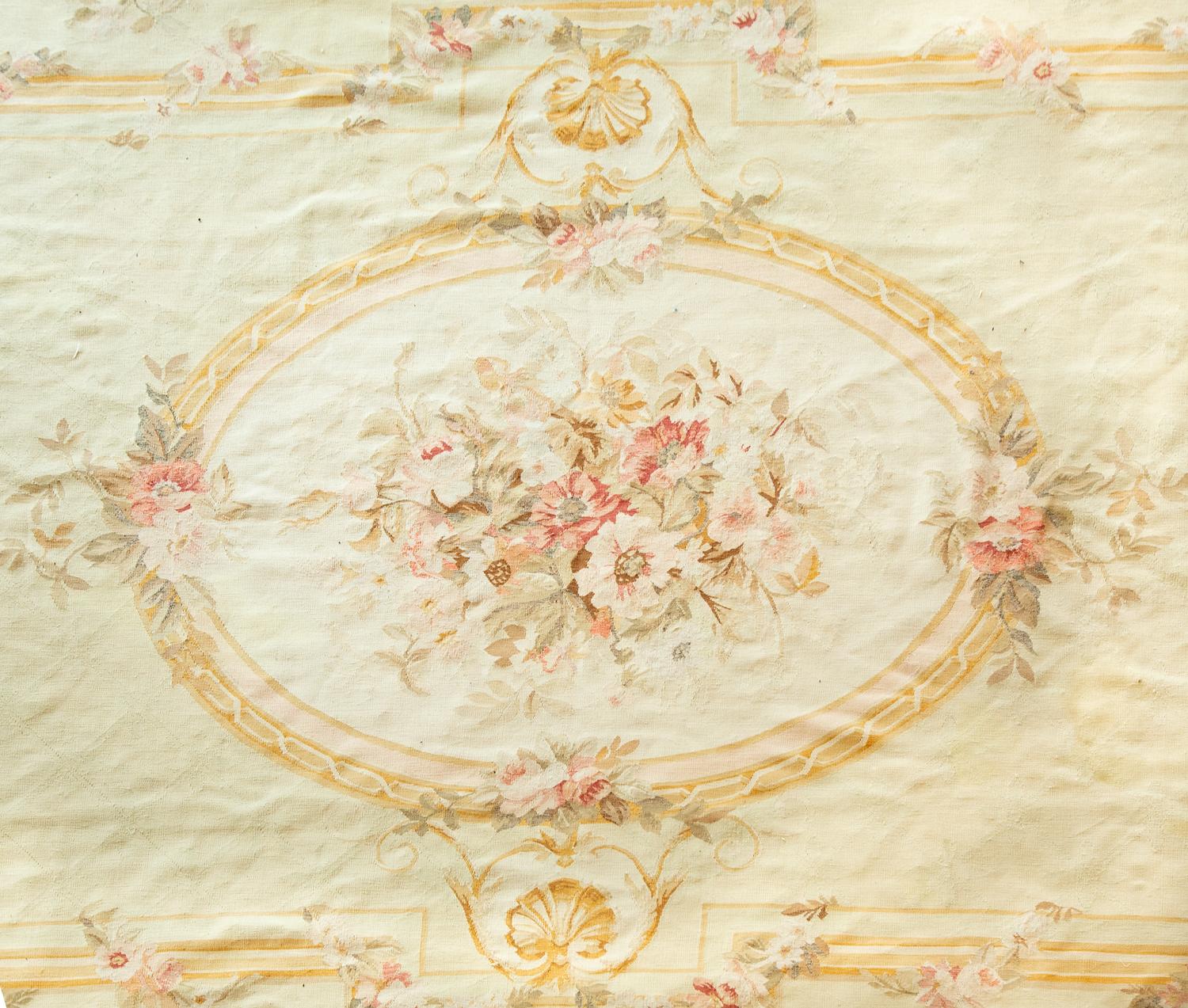 An Aubusson Style Wool Carpet