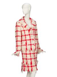 Versace, Fringed Tweed Skirt Suit