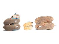 Plateau and Northern Plains Hightop Beaded Moccasins