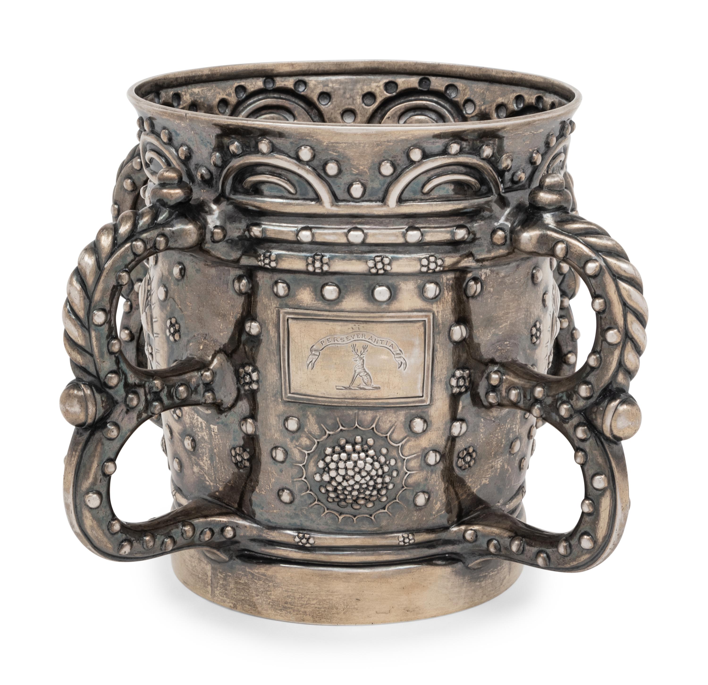 A Victorian Silver-Gilt Tyg
