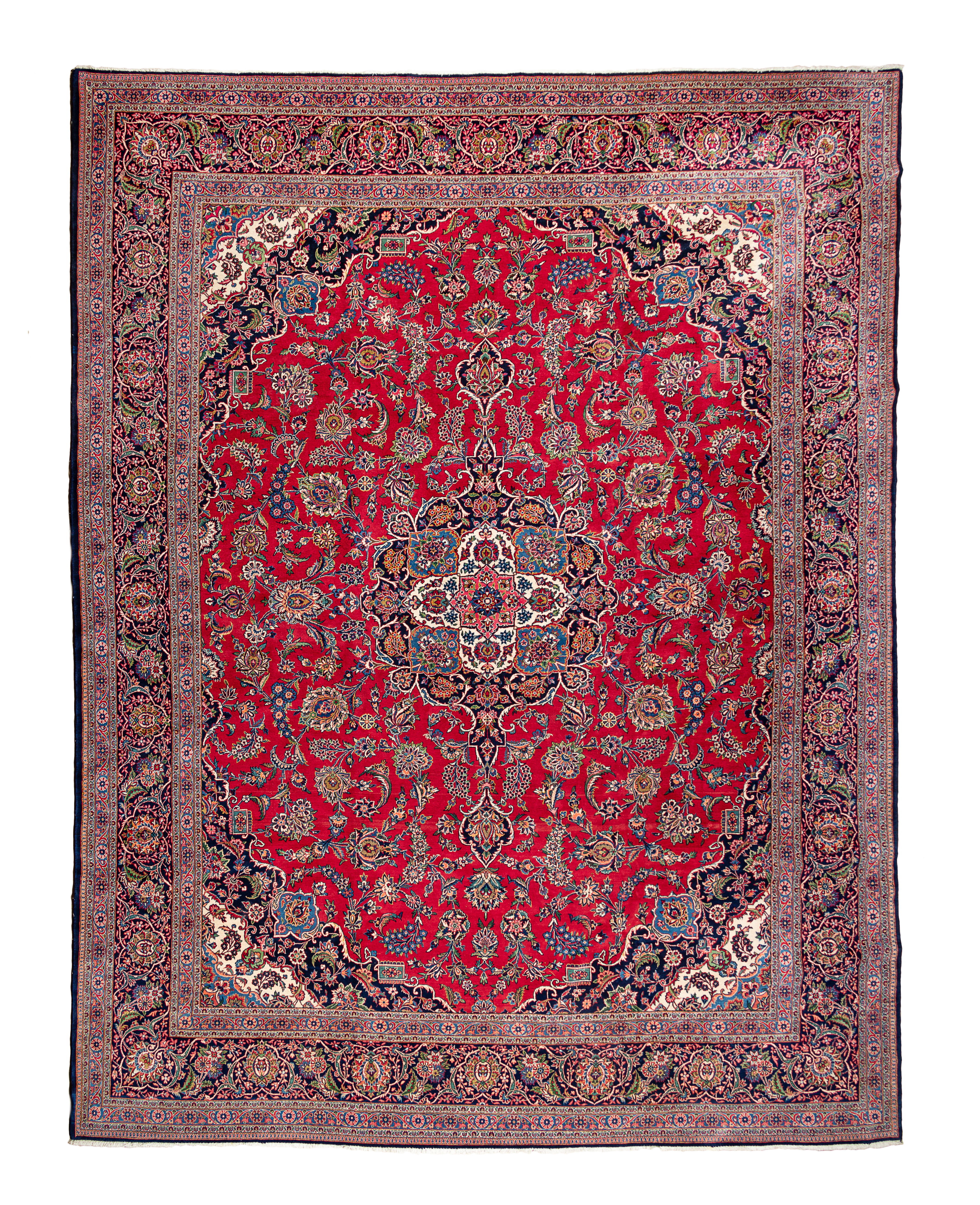 A Kashan Wool Rug