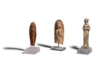 Three Near Eastern Terracotta Figures of Ishtar