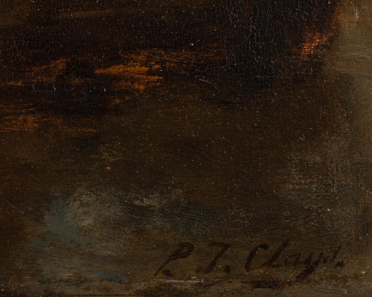 Nocturnal Harbor Scene