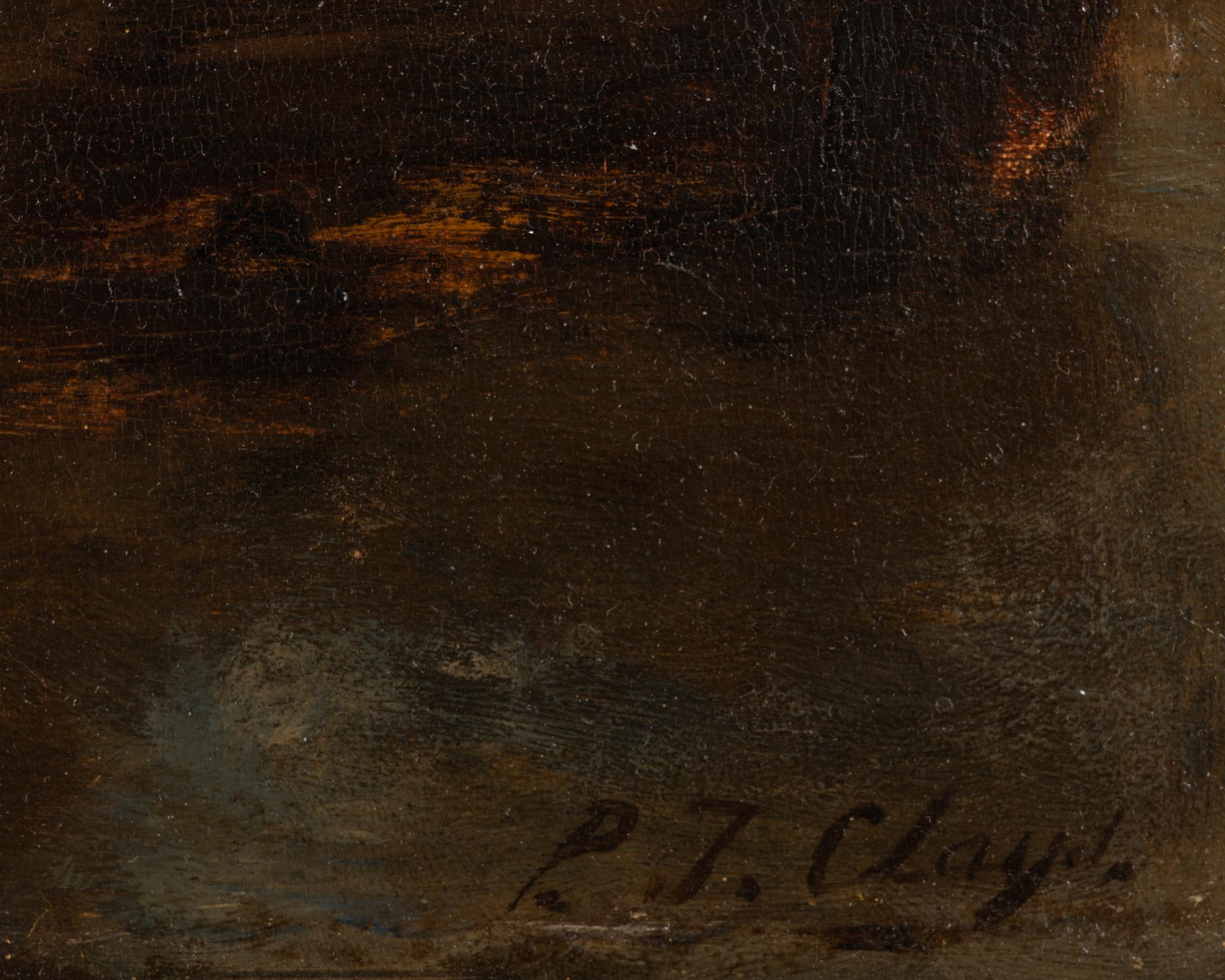 Nocturnal Harbor Scene