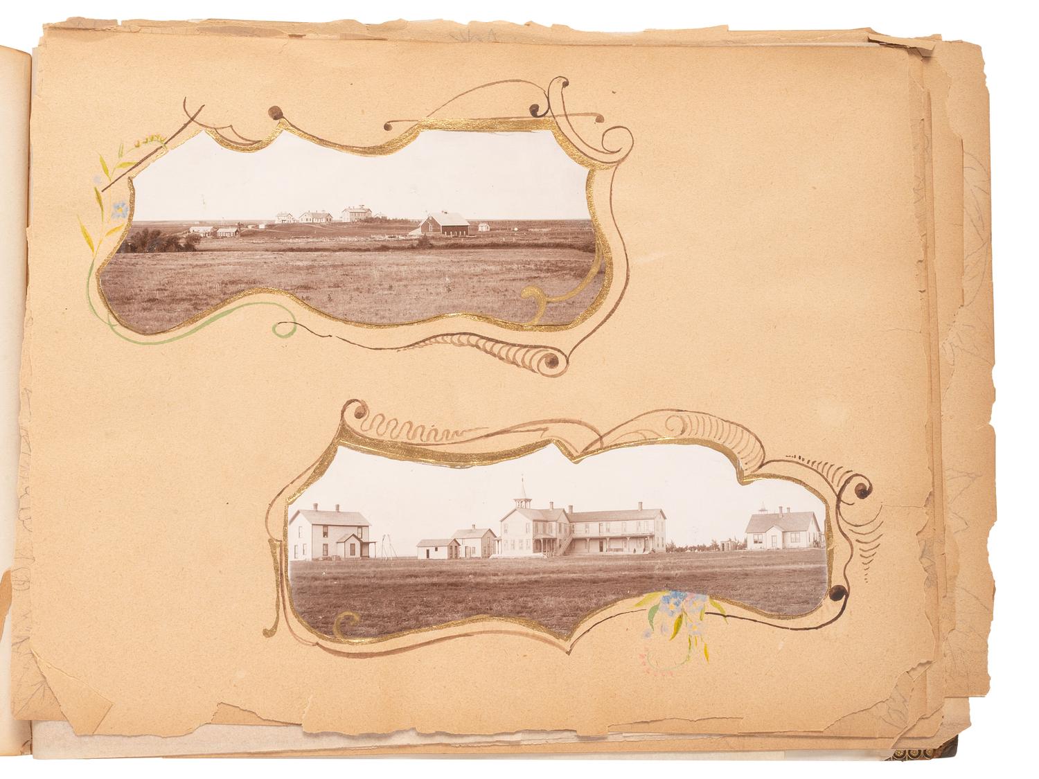 "Drawings Presented to Rev. Pius Boehm by His Little Indian Children." [Crow Creek Reservation, South Dakota.] 4 May 1899.