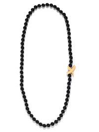 TIFFANY & CO., PALOMA PICASSO, FRENCH, YELLOW GOLD AND ONYX NECKLACE