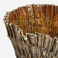 June Schwarcz (American, 1918-2015) Pleated Vessel No. 2208, USA, circa 2003