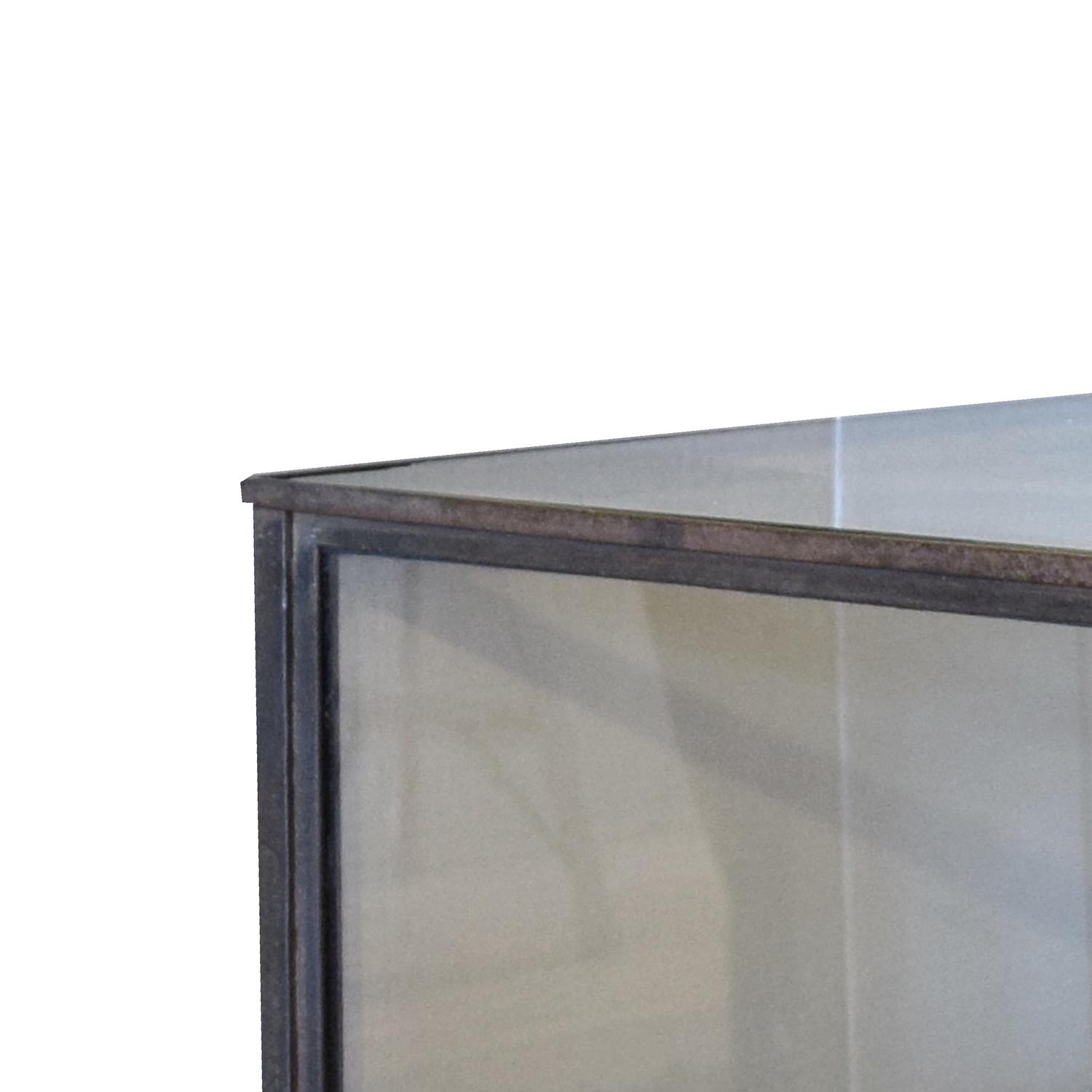 An Iron and Glass Display Case by Jose Thenee 47" D x 17.5" D x 34" H — Argentina, Circa 1930