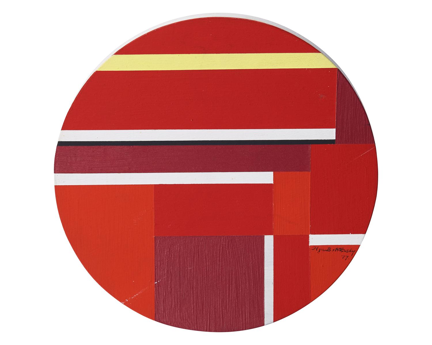 Red Mini-Tondo, 1977