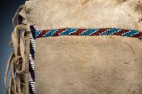 Apache Beaded Hide Moccasins, Signed by Geronimo