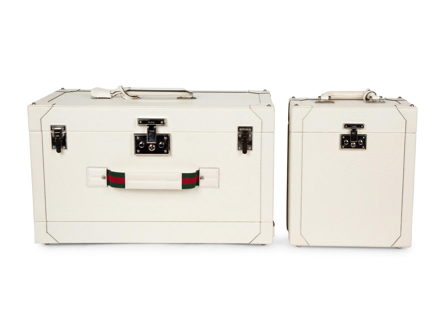 A Gucci by Riva Custom Picnic Trunk and Wine Cooler — 20TH CENTURY