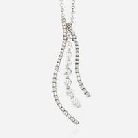 A diamond and eighteen karat white gold pendant, Hearts on Fire Succession Journey