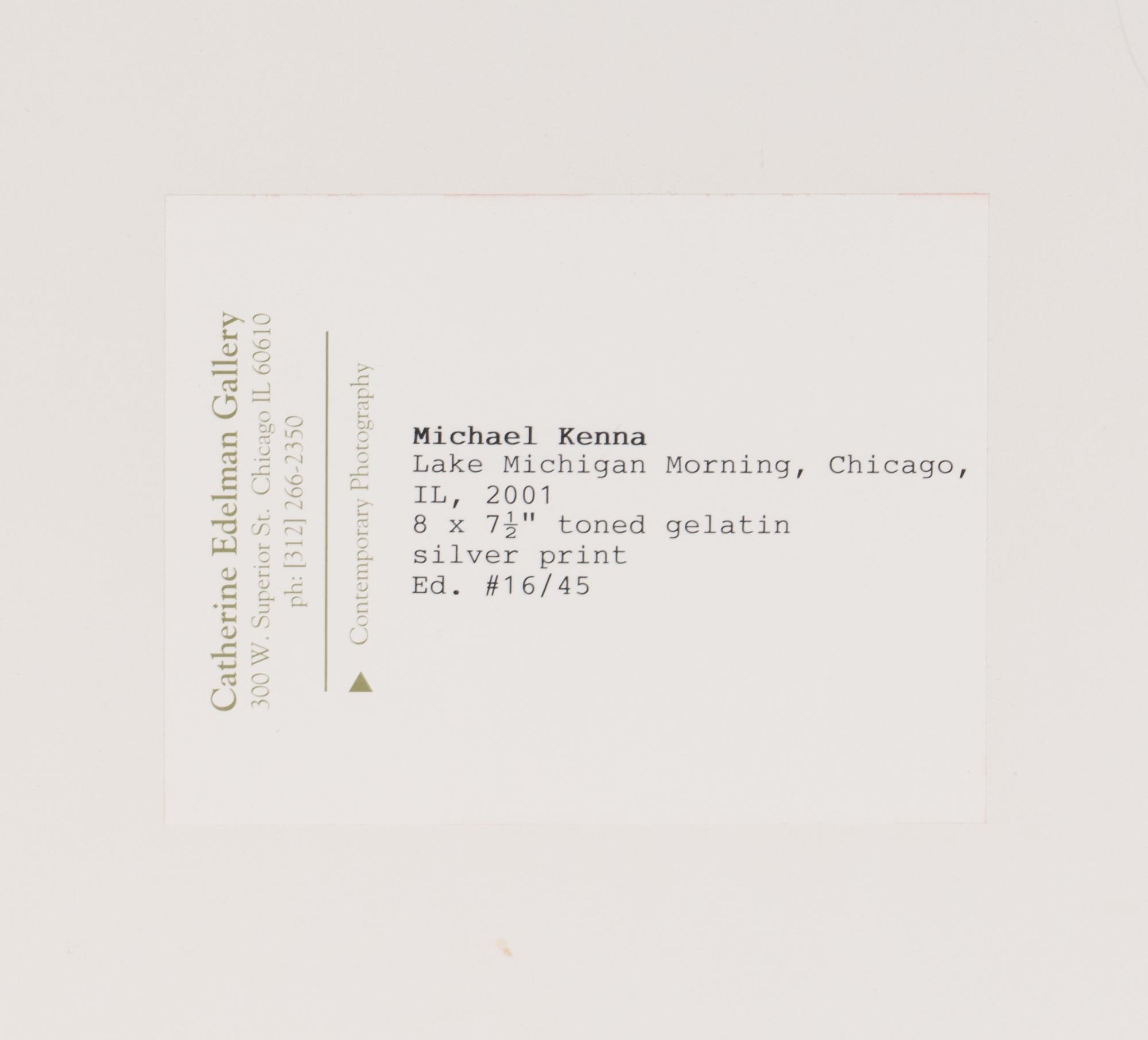 Lake Michigan Morning, Chicago and Line of Posts, Chicago (two works), 2001