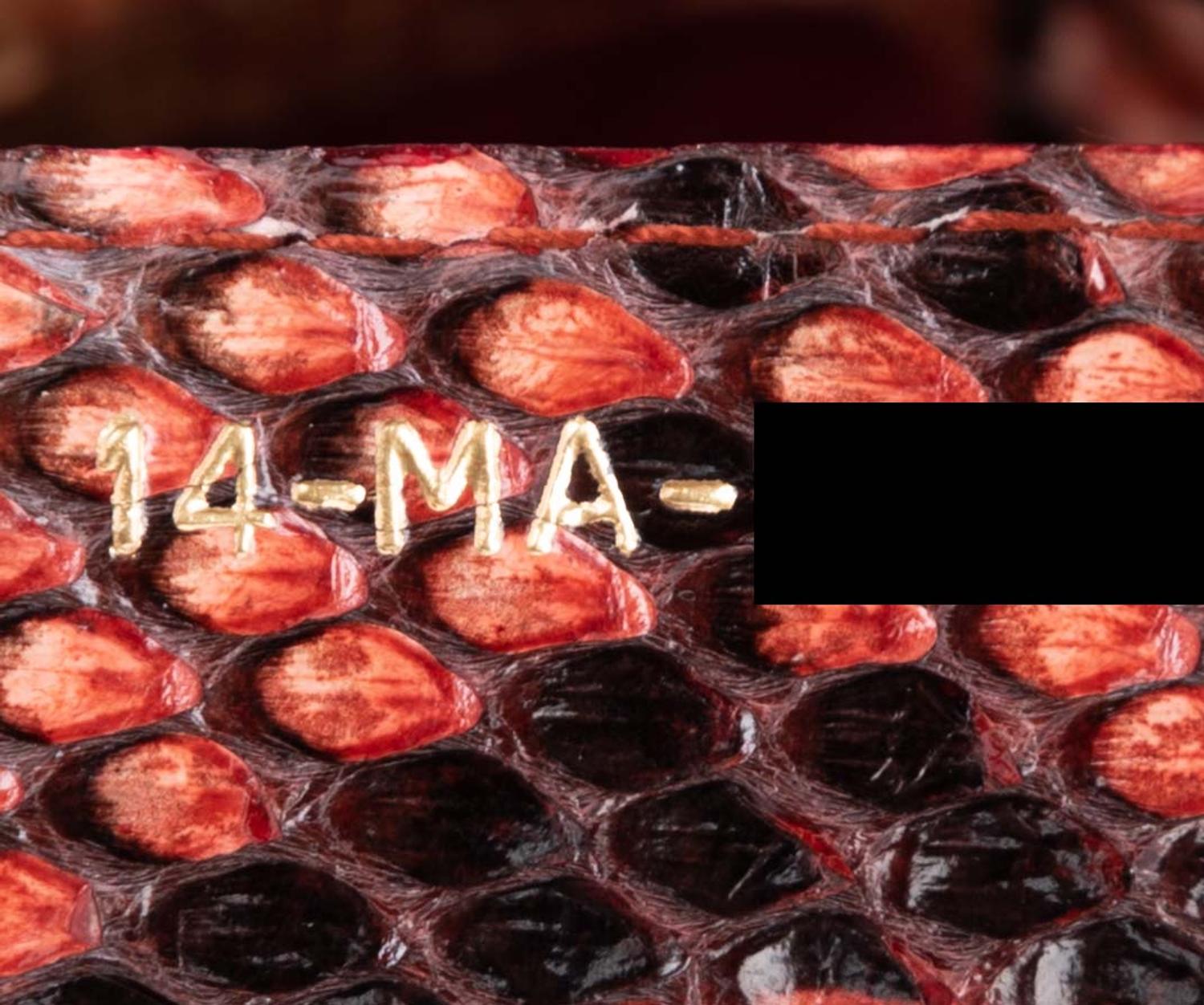 Christian Dior Red Python Le Trente Bag, 2009
