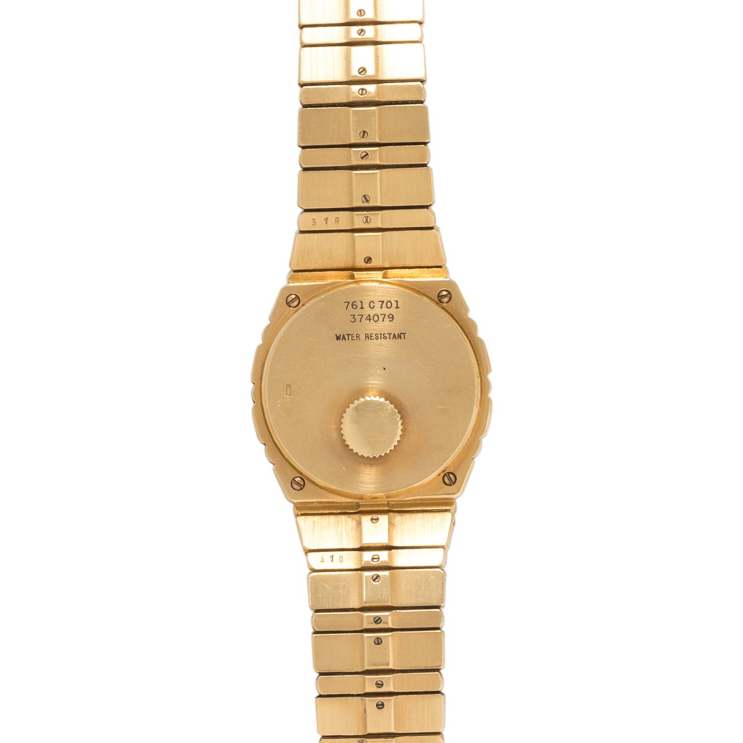 PIAGET, 18K YELLOW GOLD 'POLO' WRISTWATCH
