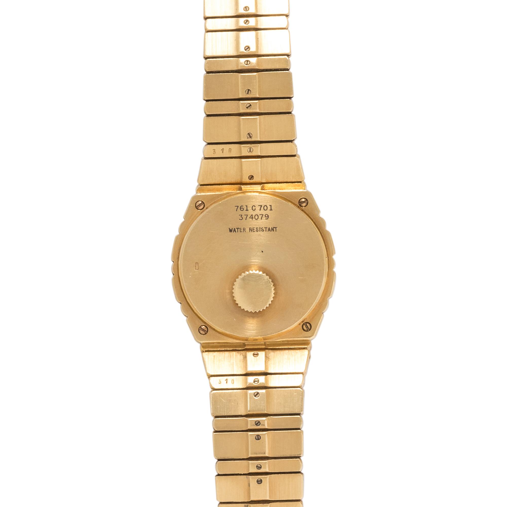 PIAGET, 18K YELLOW GOLD 'POLO' WRISTWATCH