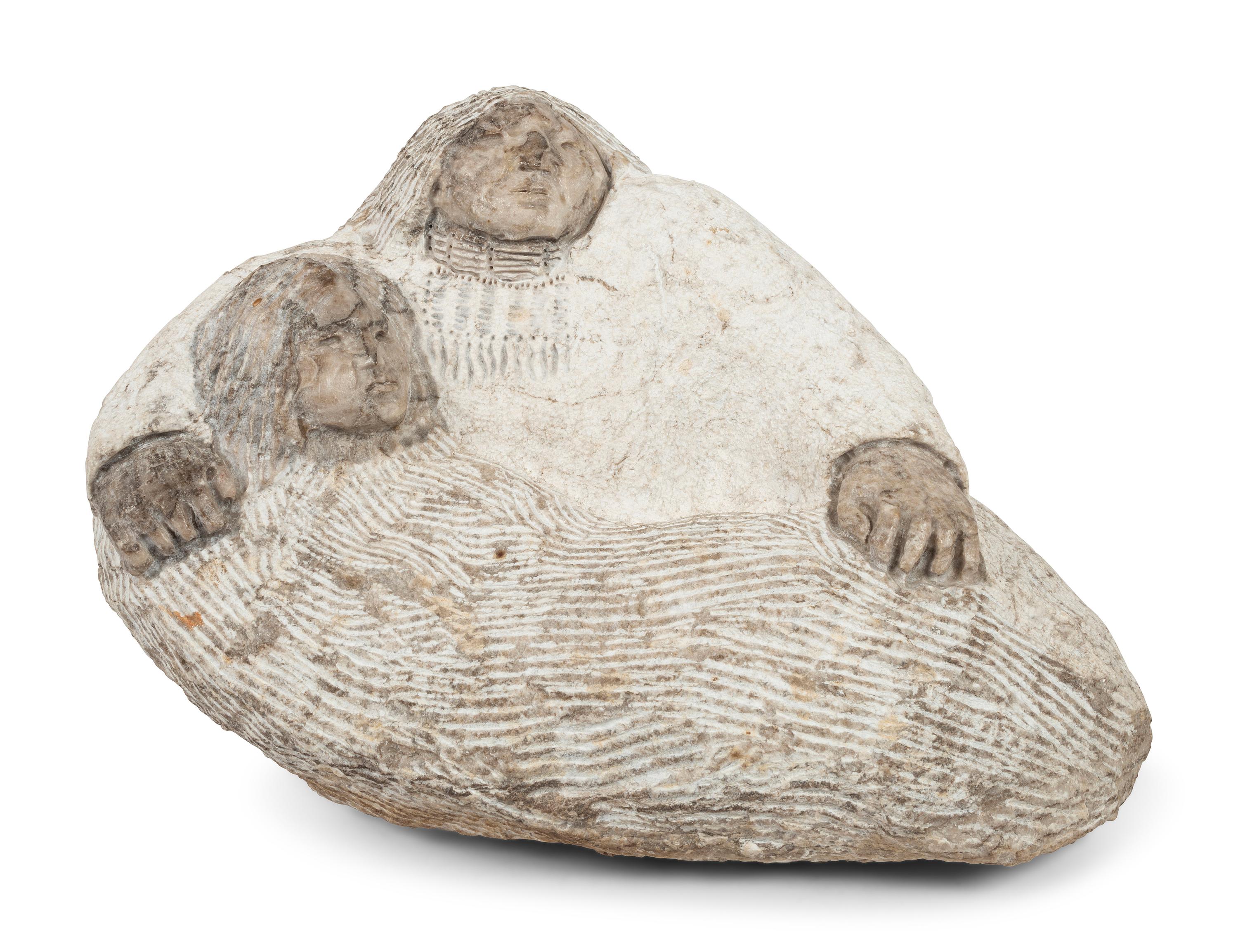 untitled, pair of lounging figures