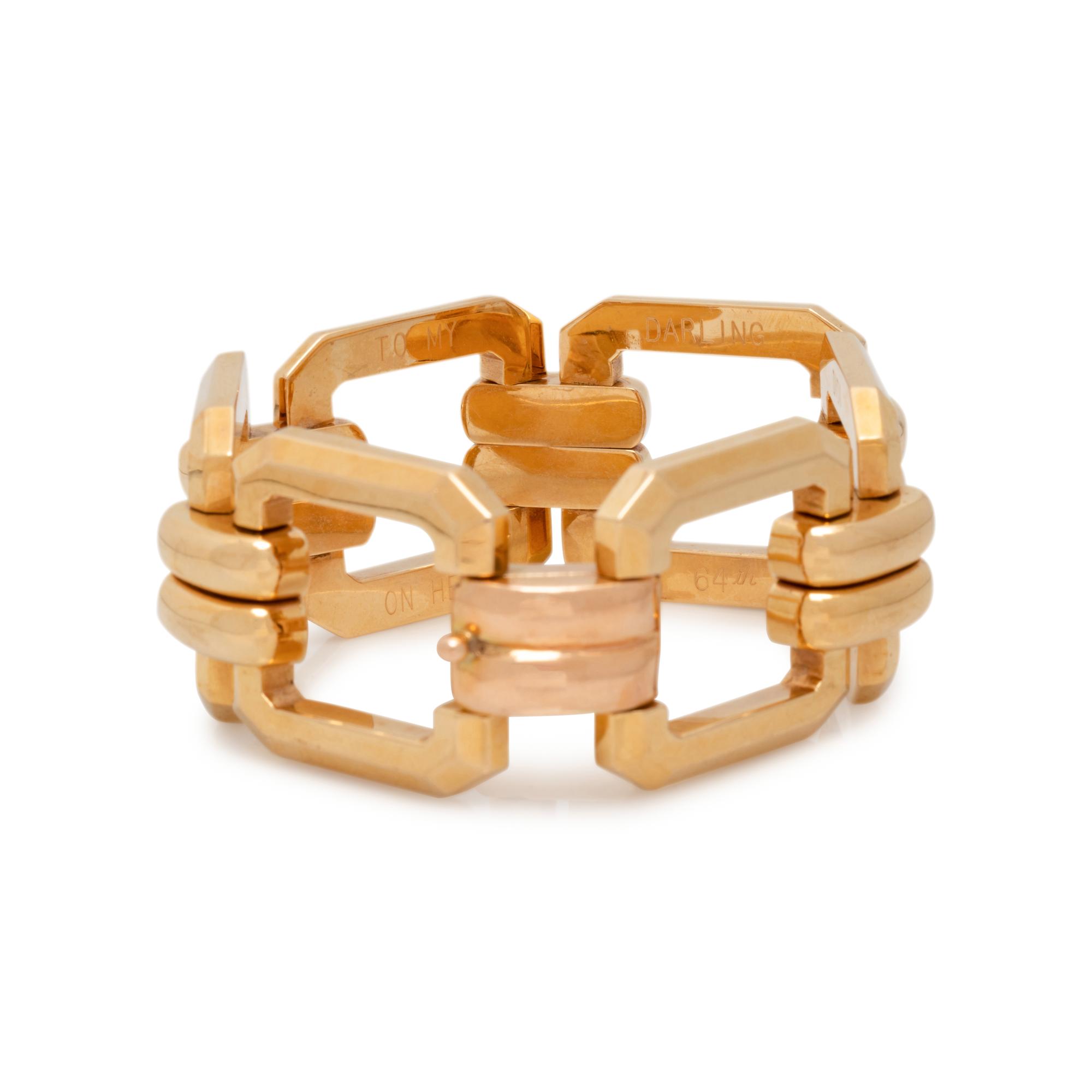 YELLOW GOLD BRACELET