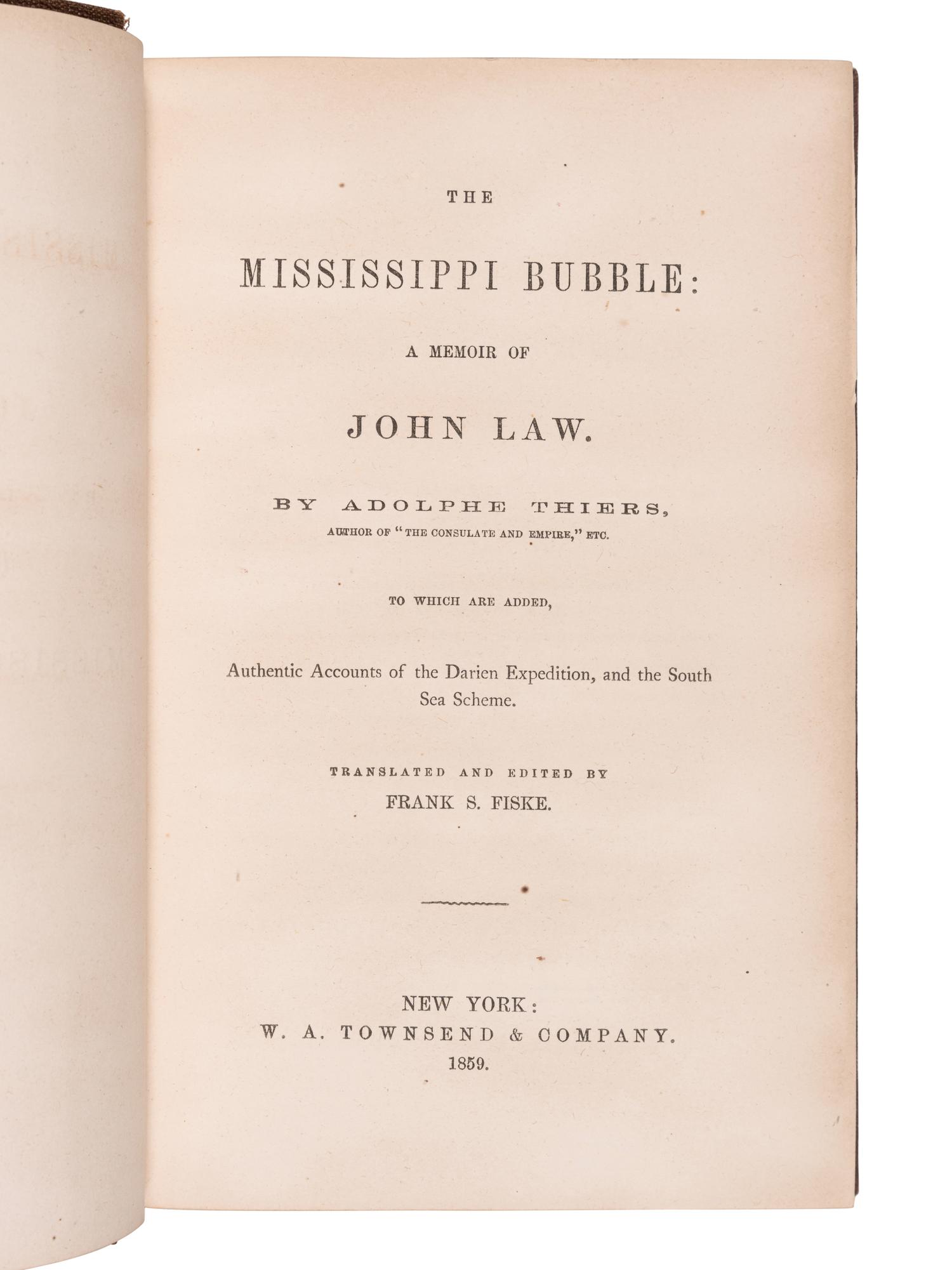 [19TH-CENTURY AMERICANA]. A group of 5 works, comprising: