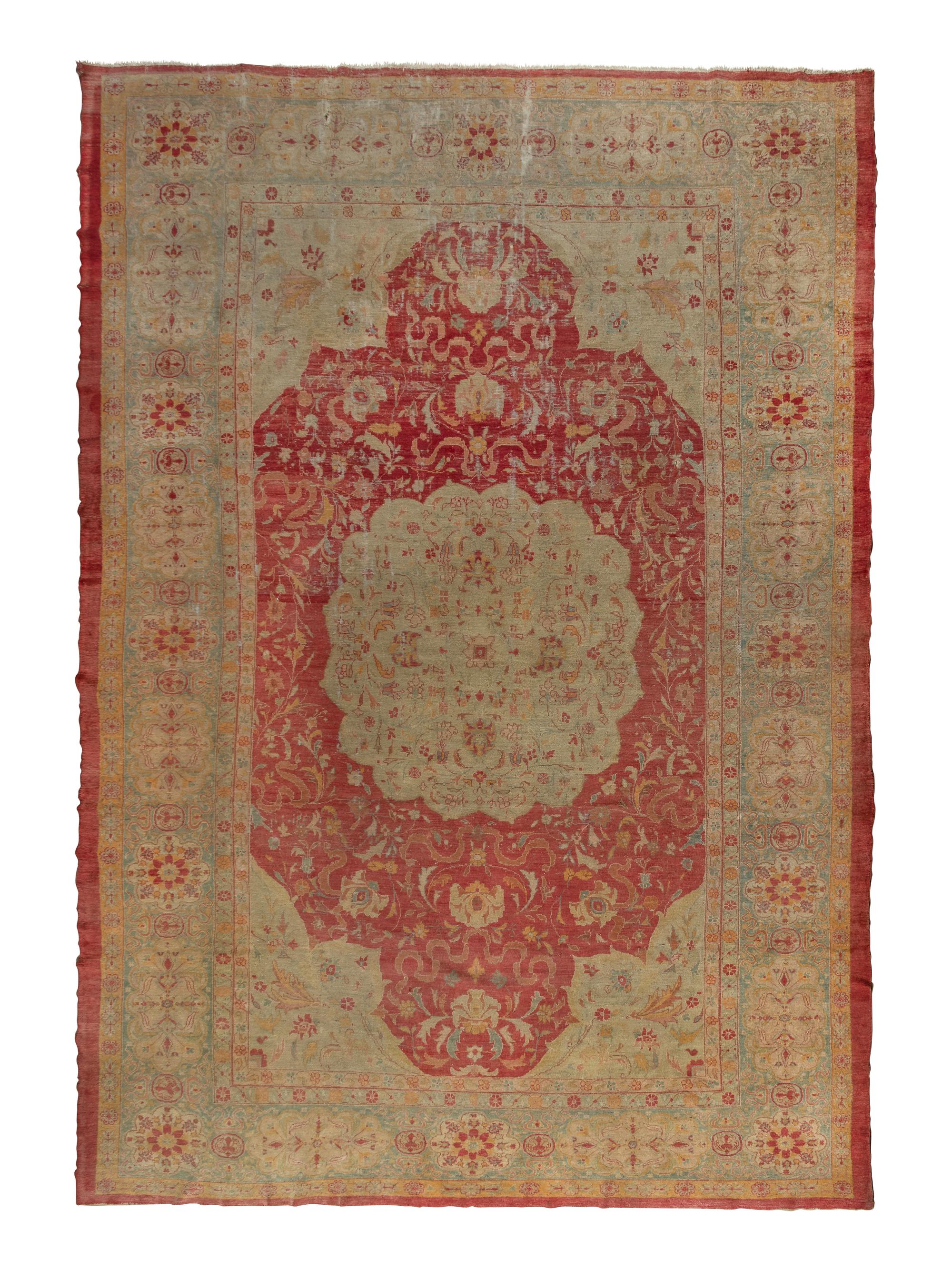 An Oushak Wool Rug