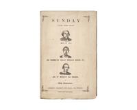 [Literature] Sparks, Timothy (Dickens, Charles). Sunday Under Three Heads. As It Is; As Sabbath Bills Would Make It; As It Might Be Made