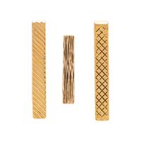 COLLECTION OF YELLOW GOLD GENTLEMEN'S ACCESSORIES