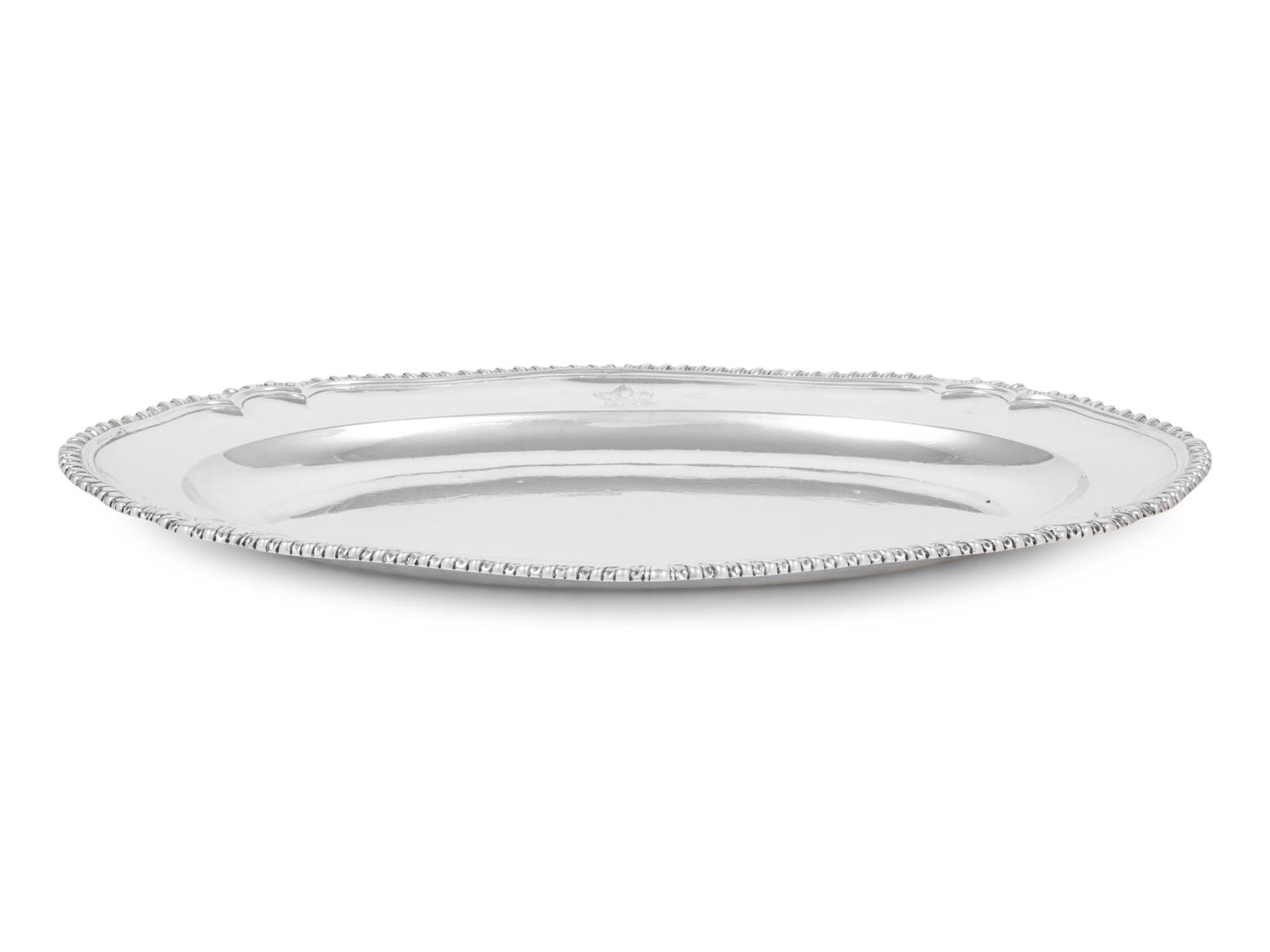 A George II Silver Meat Platter