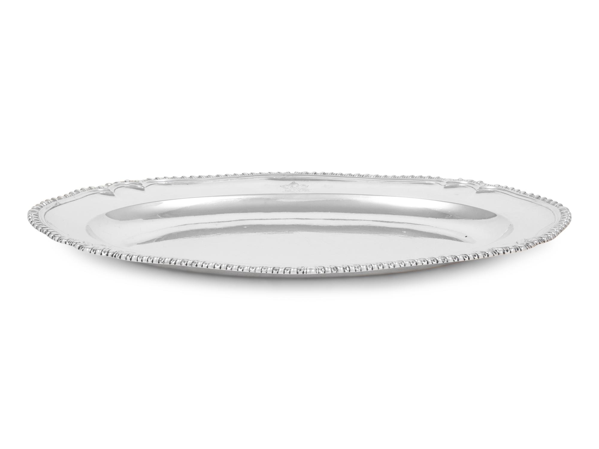 A George II Silver Meat Platter