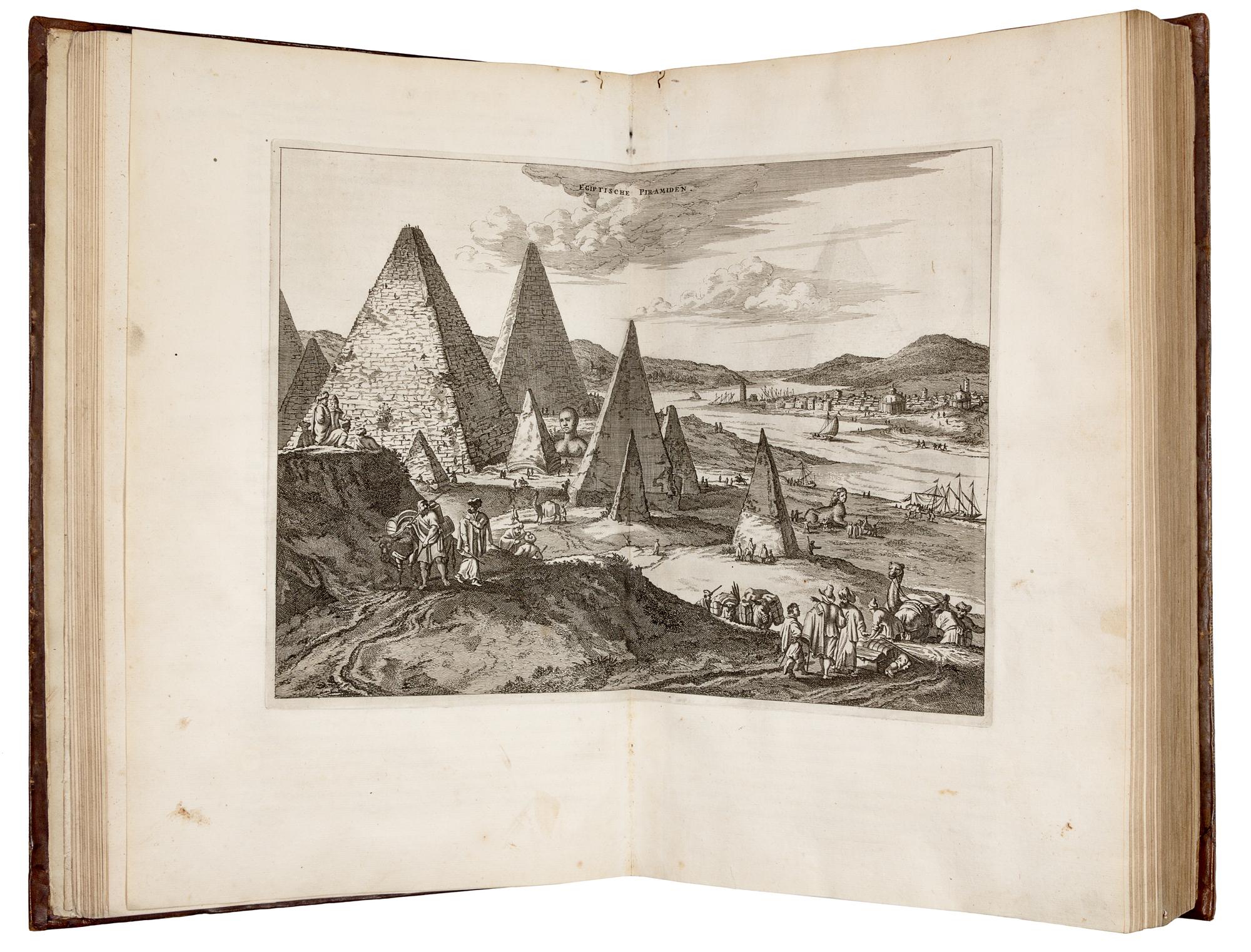 OGILBY, John (1600-1676). Africa: Being an Accurate Description of the Regions of Aegypt, Barbary, Lybia, and Billedulgerid . London: Thomas Johnson for the author, 1670.