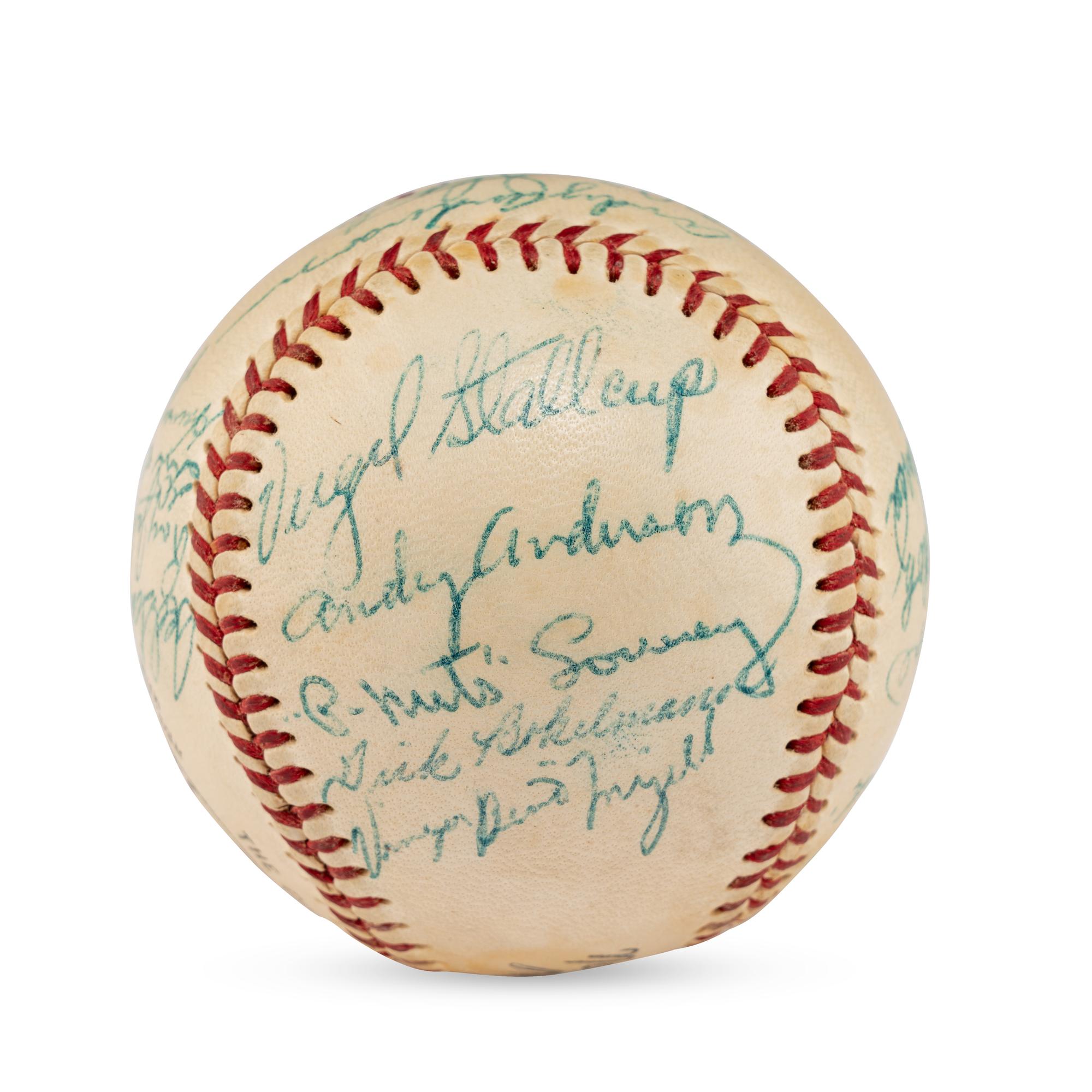 A 1953 St. Louis Cardinals Team Signed Autograph Baseball Featuring Stan Musial (Beckett Authentication Services)